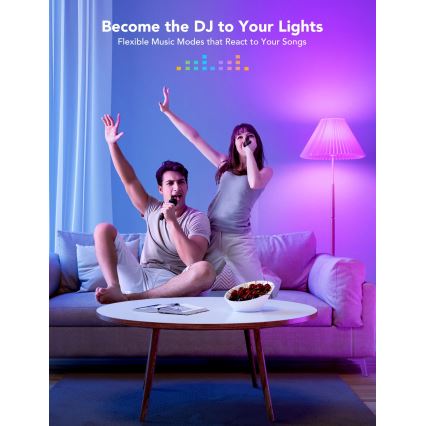 Govee - Lampadina LED RGBWW dimmerabile Smart MATTER E27/9W/230V 2700-6500K Wi-Fi
