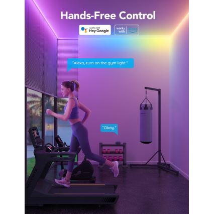 Govee - M1 PRO PREMIUM Smart RGBICW+ Striscia LED 2m Wi-Fi Matter