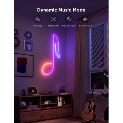Govee - Neon 2 MATTER pieghevole Striscia LED 5m RGBIC Wi-Fi IP67