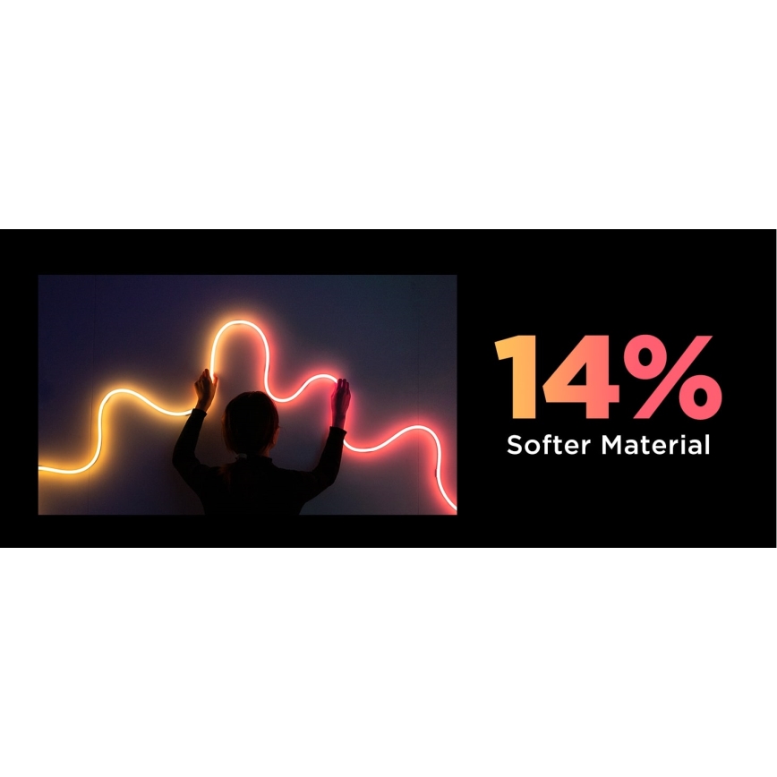 Govee - Neon 2 MATTER striscia LED flessibile 3m RGBIC Wi-Fi