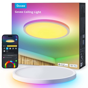 Govee - Plafoniera LED RGBICWW dimmerabile LED/29W/230V Ø 30 cm finitura opaca Wi-Fi