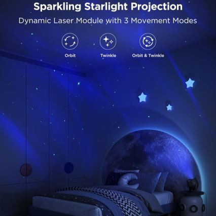 Govee - Proiettore di luce LED RGBW Galaxy Pro Wi-Fi Materia