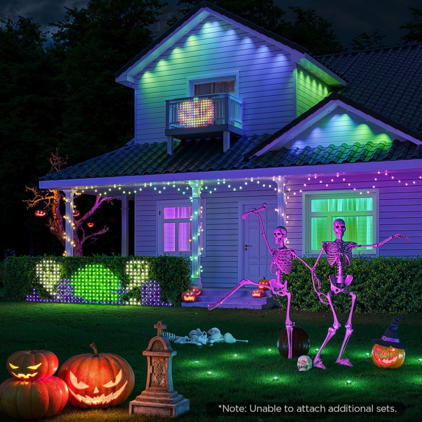 Govee - Rete luminosa LED RGBIC per esterni 143x85cm Wi-Fi Matter IP65