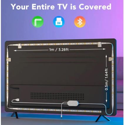 Govee - Retroilluminazione LED RGB SMART per TV 46-60