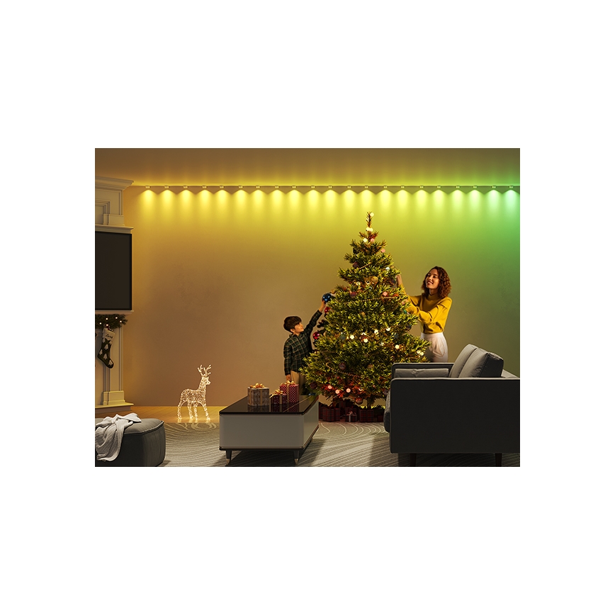 Govee - RGBIC LED Faretti a stringa 3m Wi-Fi