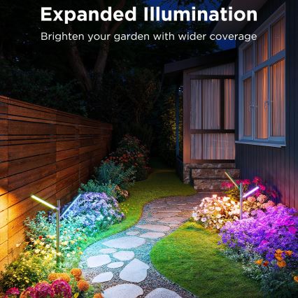 Govee-SET 2x LED RGBICWW Lampada da esterno dimmerabile LED/36W/230V IP66 2700-6500K Wi-Fi