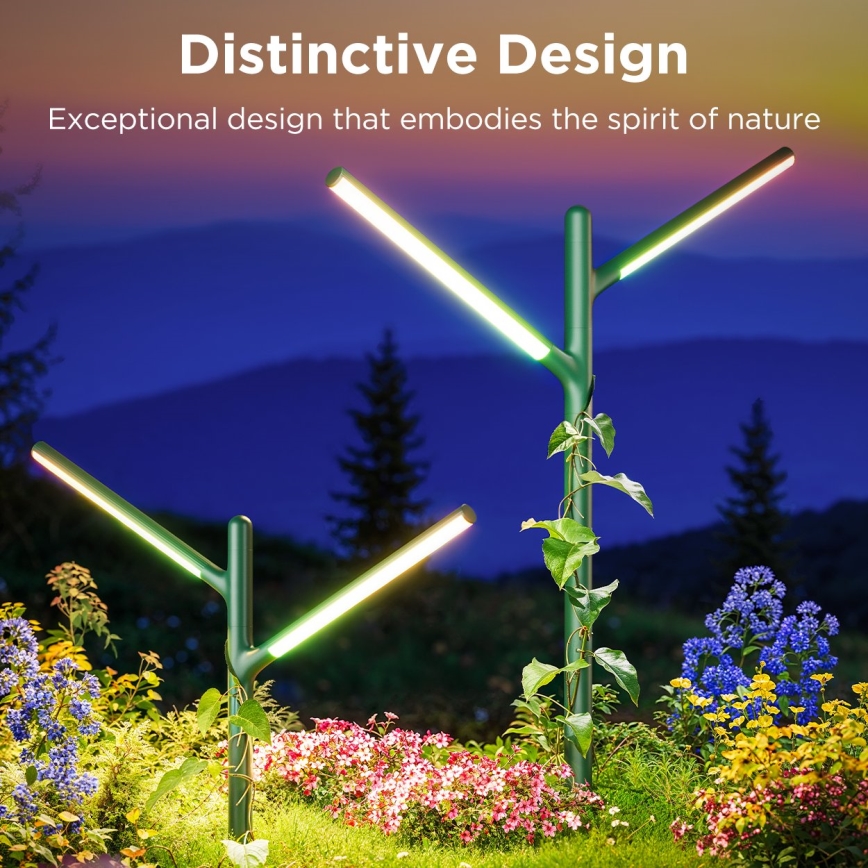 Govee-SET 2x LED RGBICWW Lampada da esterno dimmerabile LED/36W/230V IP66 2700-6500K Wi-Fi