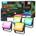 Govee - Set da 4 proiettori LED RGBICWW dimmerabili, 24W, 230V, IP66, Matter, Wi‑Fi