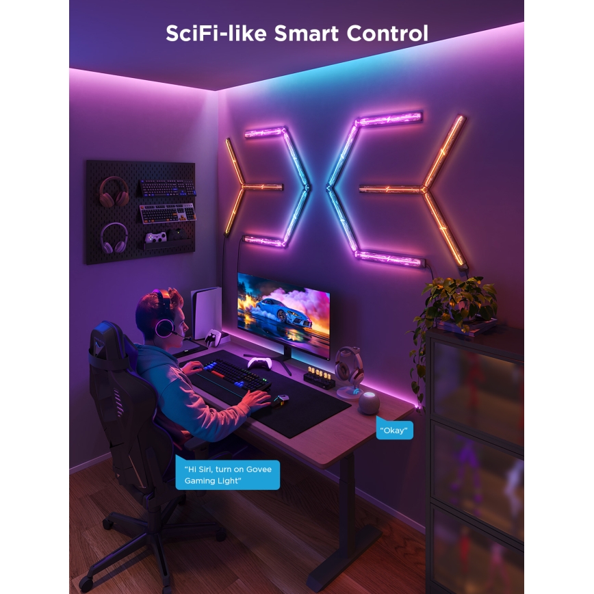 Govee - Smart Gaming (4+1) Applique RGBIC Wi-Fi