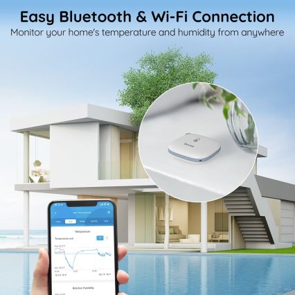 Govee - Termometro e igrometro 3xAAA Wi-Fi