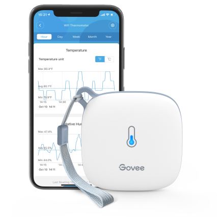 Govee - Termometro e igrometro 3xAAA Wi-Fi