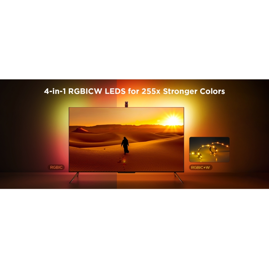 Govee - TV Backlight 3 Lite TV 75-85” SMART LED retroilluminazione RGBICW Wi-Fi IP67