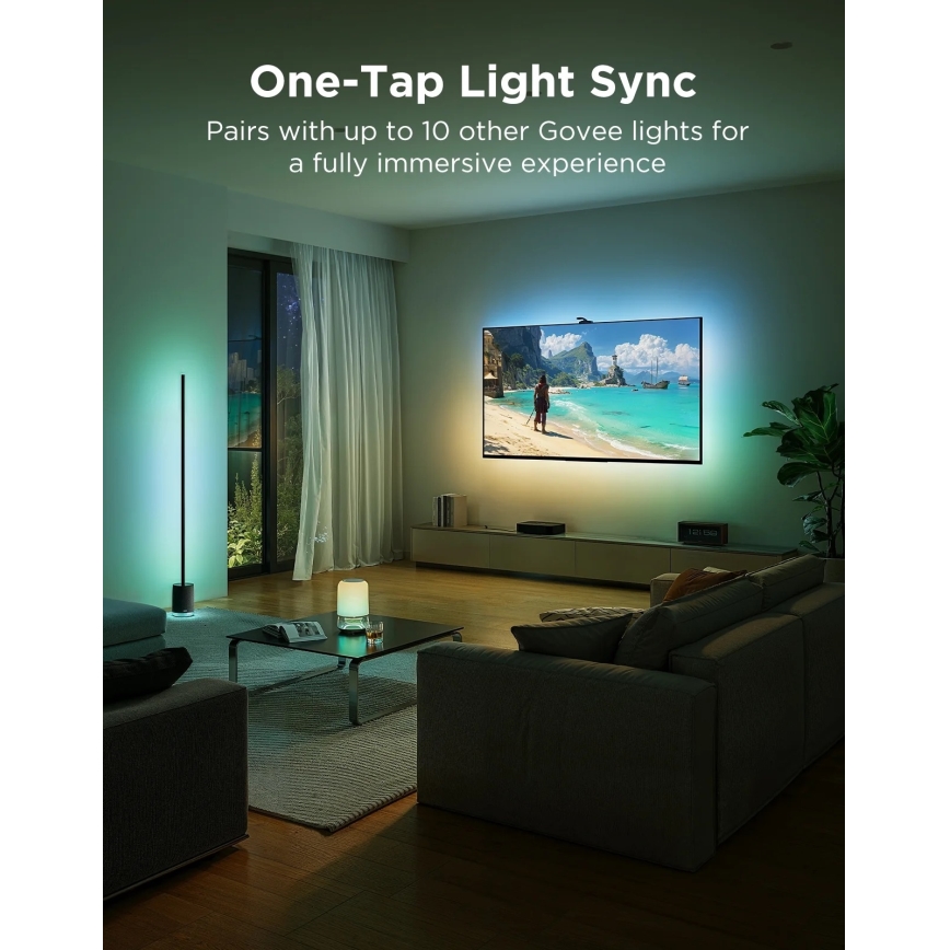 Govee - TV Backlight 3 Pro 55-65 Retroilluminazione LED Smart RGBIC con Wi-Fi