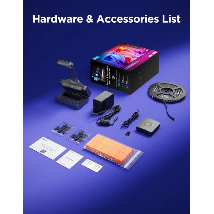 Govee - TV Backlight 3 Pro 75-85 Retroilluminazione SMART LED per TV RGBIC Wi-Fi