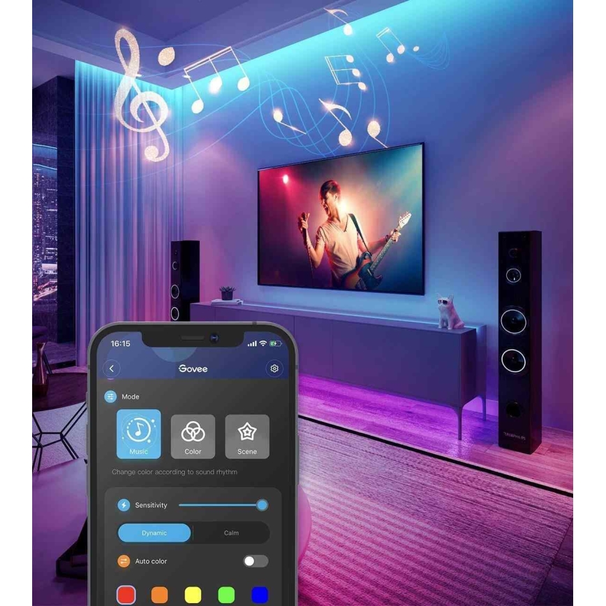 Govee - Wi-Fi RGB Smart Striscia LED 10m