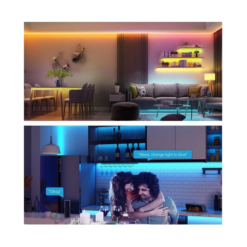Govee - Wi-Fi RGB Smart Striscia LED 10m