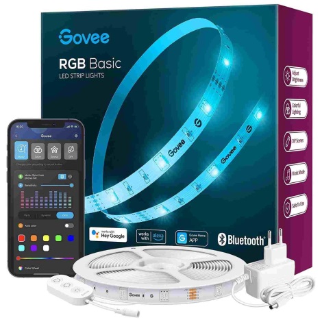 Govee - Wi-Fi RGB Smart Striscia LED 5m