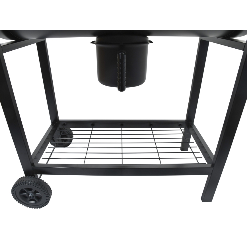 Griglia a carbone nero/legno