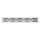 Griglia di scarico 49,5x2,3 cm acciaio inox/argento