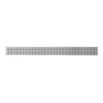 Griglia per canalina 59,5x2,3 cm acciaio inox/argento