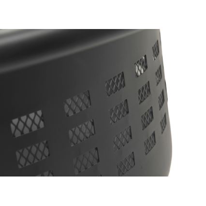 Griglia portatile a legna nero