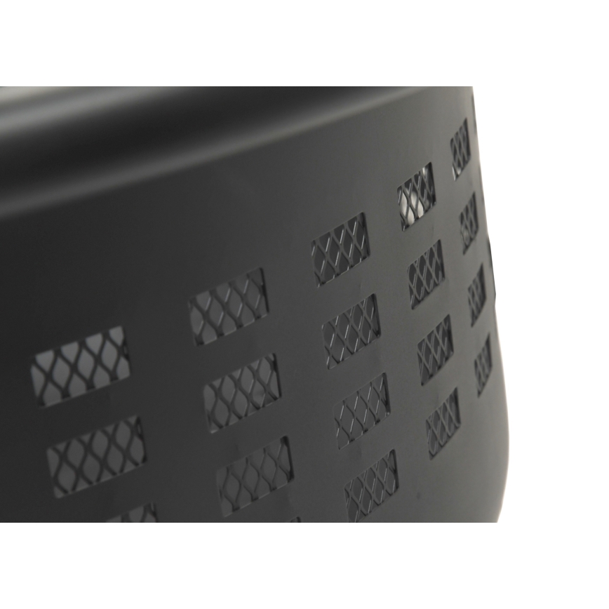 Griglia portatile a legna nero