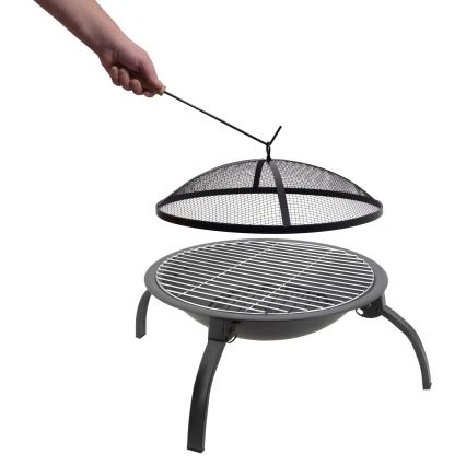 Grill portatile nero