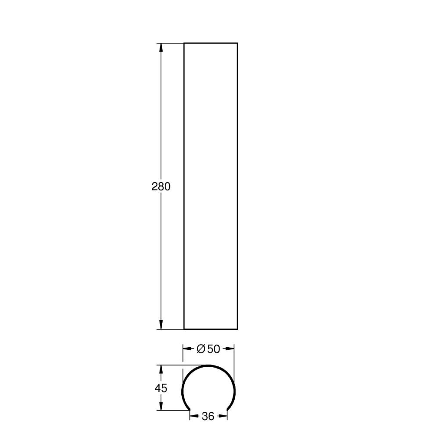 GROHE 101008DA00 - Coprisifone in bronzo