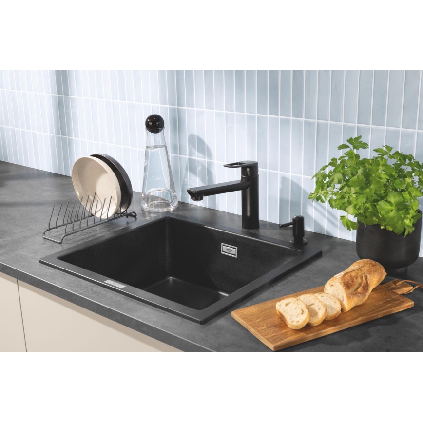 GROHE 1021652430 - Dispenser per sapone liquido CONTEMPORARY 500 ml nero