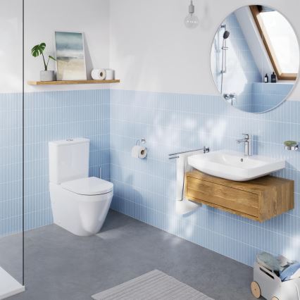 GROHE 102513SH00 - Set WC completo EURO CERAMIC 67,3 x 37,6 x 79,2 cm ceramica/bianco