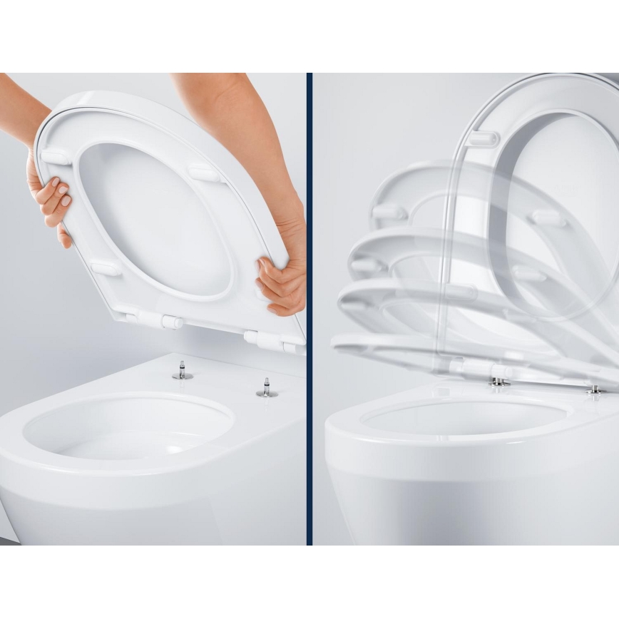 GROHE 102513SH00 - Set WC completo EURO CERAMIC 67,3 x 37,6 x 79,2 cm ceramica/bianco