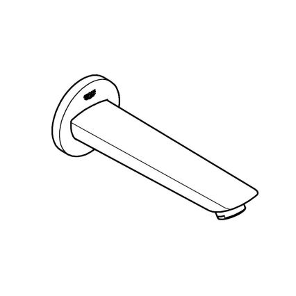 GROHE 13255001 - BAUCOSMOPOLITAN 171 mm Scarico per vasca da bagno, cromo lucido