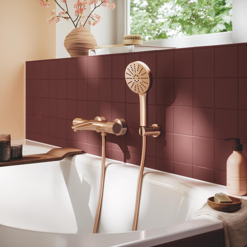 GROHE 134864DL00 - Doccetta a mano VITALIO JOY+ 120 mm, finitura rame