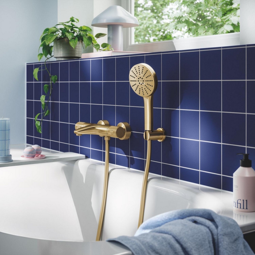 GROHE 134864GN00 - Doccetta a mano VITALIO JOY+ 120 mm, finitura oro