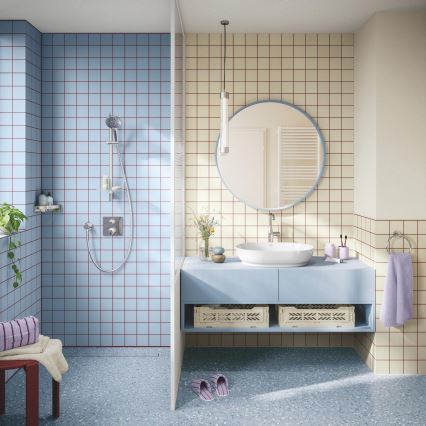GROHE 1348660000 - Set doccia VITALIO JOY+ 120 mm, cromo lucido