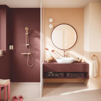 GROHE 134866DL00 - Set doccia VITALIO JOY+ 120 mm, finitura rame