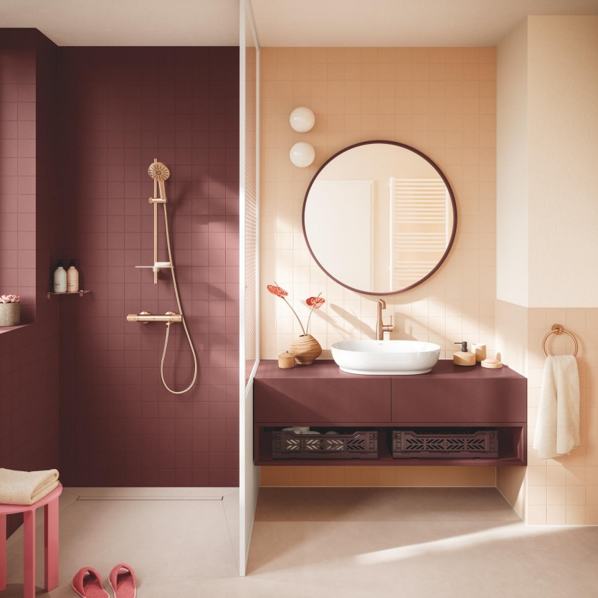 GROHE 134866DL00 - Set doccia VITALIO JOY+ 120 mm, finitura rame