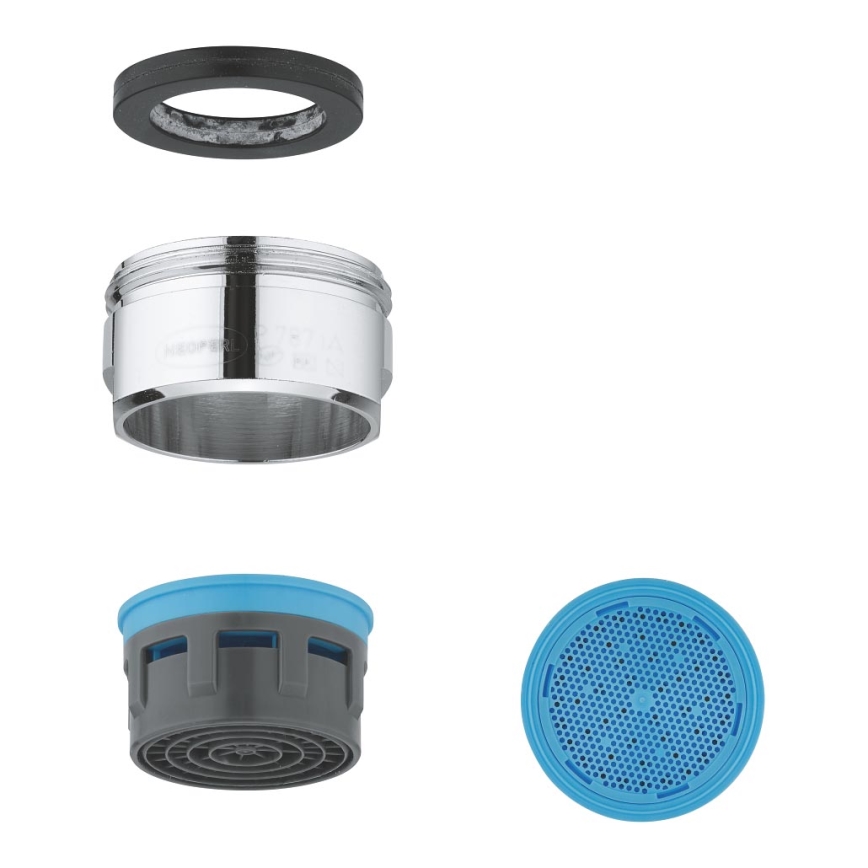 GROHE 13929000 - Aeratore M 24 × 1, cromo lucido