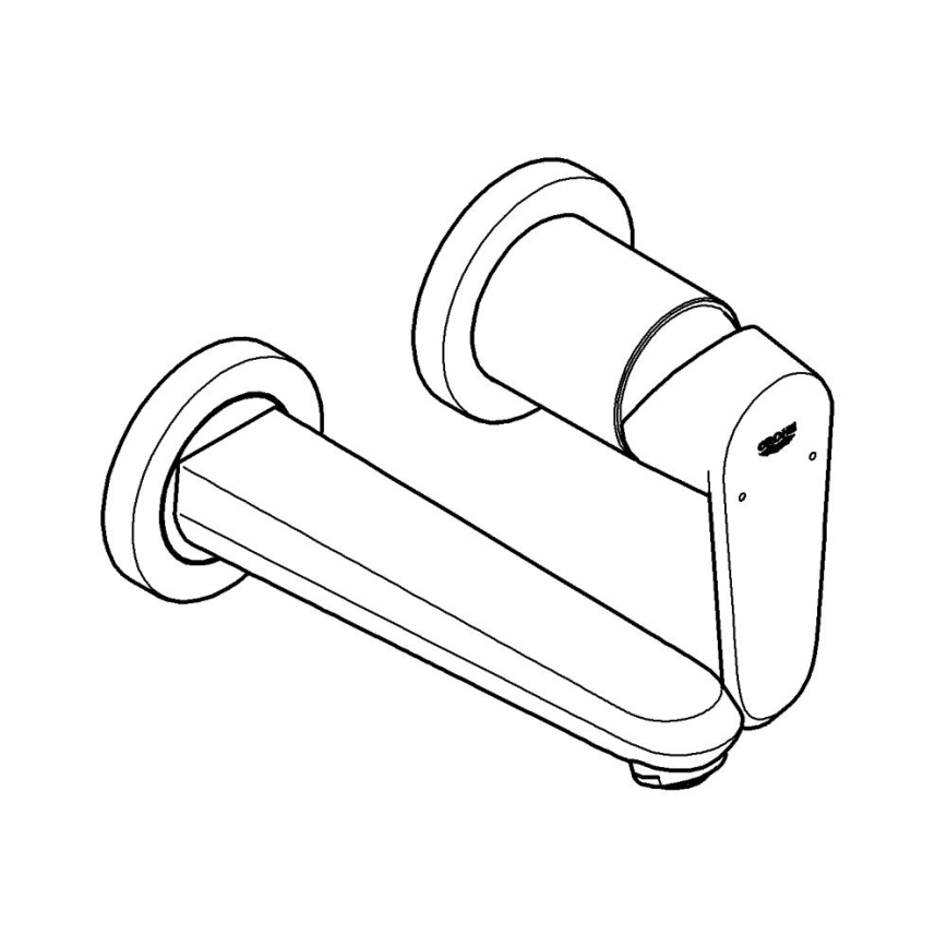 GROHE 19573002 - EURODISC COSMOPOLITAN 11x17 cm 2-hole basin mixer, cromo