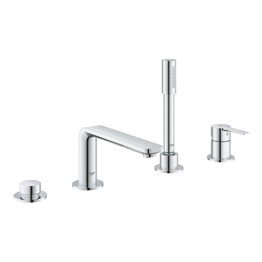 GROHE 19577001 - Set miscelatore vasca a quattro fori LINEARE, cromo lucido