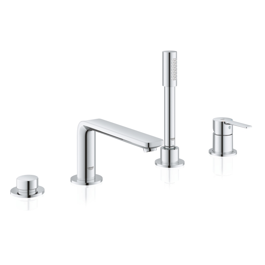 GROHE 19577001 - Set miscelatore vasca a quattro fori LINEARE, cromo lucido
