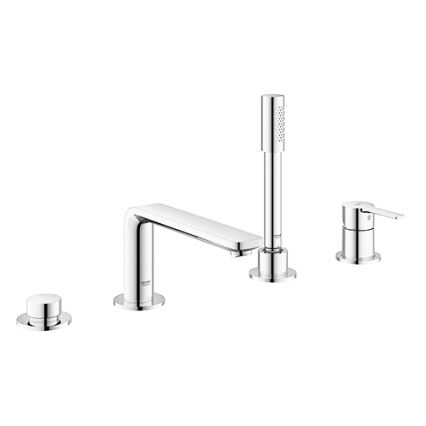 GROHE 19577001 - Set miscelatore vasca a quattro fori LINEARE, cromo lucido