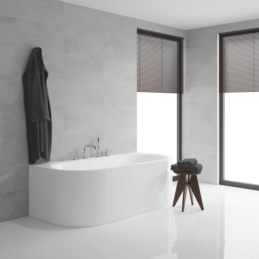 GROHE 19578001 - Miscelatore per vasca a quattro fori ESSENCE 197 mm, cromato lucido