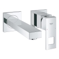 GROHE 19895000 - Miscelatore per lavabo a due fori EUROCUBE 171 mm, cromo lucido