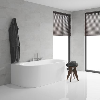 GROHE 19897001 - Miscelatore vasca EUROCUBE a 4 fori, cromo lucido