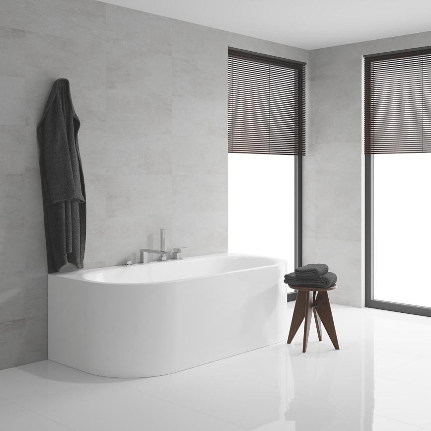 GROHE 19897001 - Miscelatore vasca EUROCUBE a 4 fori, cromo lucido