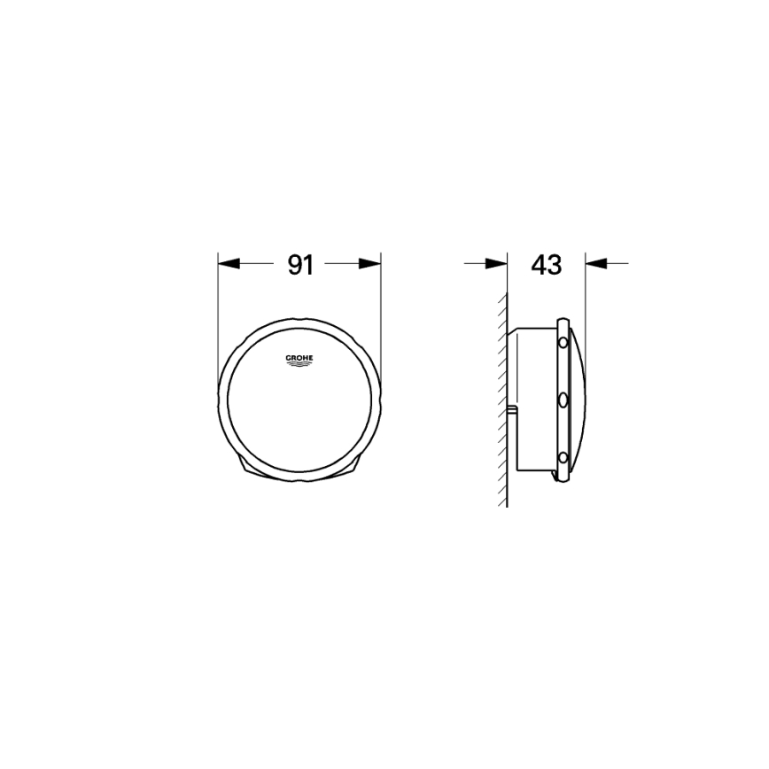 GROHE 19952000 - Kit di riempimento, scarico e troppopieno per vasca TALENTOFILL, cromato