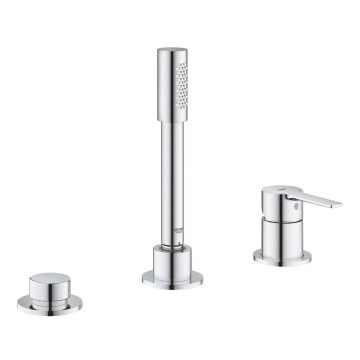GROHE 19965001 - Miscelatore per vasca a tre fori LINEARE, cromo lucido