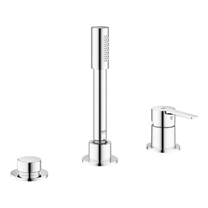 GROHE 19965001 - Miscelatore per vasca a tre fori LINEARE, cromo lucido