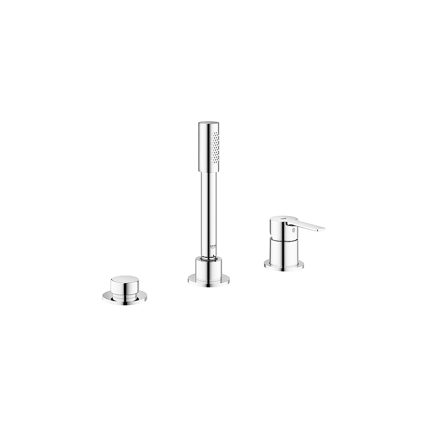 GROHE 19965001 - Miscelatore per vasca a tre fori LINEARE, cromo lucido